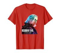 Resident Evil Requiem Gaming Design Maglietta, Uomo, Rosso, XXL