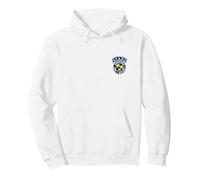 Resident Evil S.T.A.R.S. Felpa con Cappuccio, Unisex per Adulti, Bianco, S