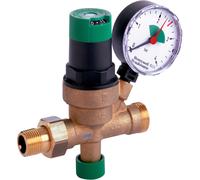 Resideo GRUPPO RIEMPIMENTO AUTOMATICO HONEYWELL V06F 1/2" CON RIDUTTORE DI PRESSIONE E MANOMETRO