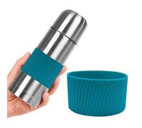 Residuaant Silicoone Non Slip Tazza Di Caffè Manica - Tazza Di Silicone Isolante Colori Assortiti Calore - Tazza Tazza Di Bottiglia Di Vetro Riutilizzabile Resistente - Coperchio Protettore Manicotto