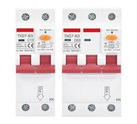 Residual Current Operated Circuit Breaker With Overcurrent Protection 220V 380V RCBO 10A 16A 20A 32A 40A 63A 2P 3P 4P 30MA, Parti(2P 30MA,63A)