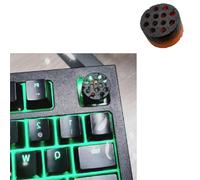 Resilienti Resine Keycap Con Honeycombs Carbone Three-Dimensionals Keycaps Per Chiaro Retroilluminato Tastiere Traslucido Keycap