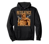 Resilienza, Autunno sette volte, Stand Up Eight Streetwear Felpa con Cappuccio