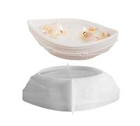 Resin And Candle Oval Bowl Mold - Soft Silicone Non-Stick Mould | Making, Concrete Craft Mold, Creative Handmade Projects, Ideal For Birthday, Christmas, Colleagues, Family, Friends