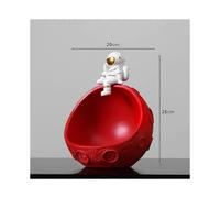 Resin Astronaut Ornaments Durable Key Storage Box Cute Art Crafts for Home Table Office Decoration