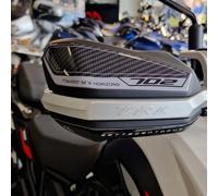 Resin Bike Adesivi Moto Compatibile con Benelli TRK 702 2023-2025 Neutro. Protezione Moto Paramani da Urti e Graffi. Adesivo 3D Resinato Made in Italy