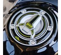 Resin Bike Adesivi Moto Compatibile con Benelli TRK 702X Anthracite Grey 2023. Protezione Tappo Serbatoio da Urti e Graffi. Adesivi Resinati con Effetto 3D