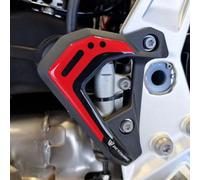 Resin Bike Adesivi Moto Compatibile con BMW F 900 GS - GS Adventure 2024-2025. Protezione Grip Moto Battitacco da Urti e Graffi. Coppia di Adesivi 3D Resinati Made in Italy