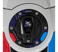 Resin Bike Adesivi Moto Compatibile con BMW M 1000 XR - S 1000 XR 2020-2025. Protezione Tappo Serbatoio da Urti e Graffi. Adesivi Resinati con Effetto 3D Made in Italy