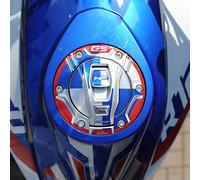 Resin Bike Adesivi Moto Compatibile con Bmw R 1250 GS 2019-2024 HP. Protezione Tappo Serbatoio Keyless da Urti e Graffi. Adesivo 3D Resinato per Tappo Senza Chiave