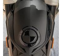 Resin Bike Adesivi Moto Compatibile con Bmw R 1250 GS 2021 Triple Black. Protezione Parafango Anteriore da Urti e Graffi. Adesivi Resinati con Effetto 3D - Made in Italy