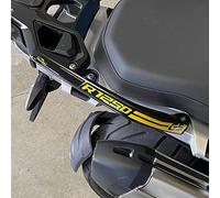 Resin Bike Adesivi Moto Compatibile con Bmw R 1250 GS Edition 40th 2021. Protezioni Maniglie Passeggero da Urti e Graffi. Coppia Adesivi Resinati con Effetto 3D