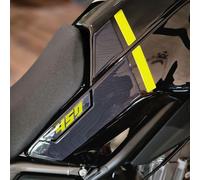 Resin Bike Adesivi Moto Compatibile con CF MOTO 450 MT 2024 Tundra Grey Protezioni Laterali Serbatoio da Urti e Graffi. Adesivi Resinati con Effetto 3D Made in Italy