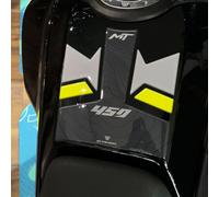 Resin Bike Adesivi Moto Compatibile con CF MOTO 450 MT 2024-2025 Tundra Grey Protezioni Paraserbatoio da Urti e Graffi. Adesivi Resinati con Effetto 3D Made in Italy