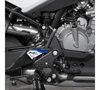 Resin Bike Adesivi Moto Compatibile con CF MOTO 800 MT Explore 2023-2025. Protezione Moto Battitacco da Urti e Graffi. Coppia di Adesivi 3D Resinati Made in Italy