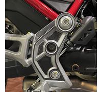 Resin Bike Adesivi Moto Compatibile con Guzzi V85 TT 2021 2022. Protezioni Para Telaio Moto da Urti e Graffi. Coppia Adesivi 3D Resinati per - Made in Italy