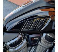 Resin Bike Adesivi Moto Compatibile con Harley Davidson Pan America Speical 2020-2025. Protezioni Laterali Serbatoio da Urti e Graffi. Adesivi Resinati con Effetto 3D Made in Italy