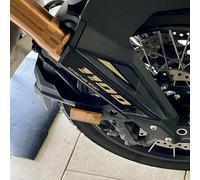 Resin Bike Adesivi Moto Compatibile con Honda Africa Twin Adventure Sports 2024 Nero. Protezione Parafango e Parasteli da Urti e Graffi. Adesivi Resinati con Effetto 3D Made in Italy