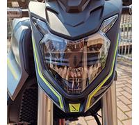 Resin Bike Adesivi Moto Compatibile con Honda Hornet 750 2023. Protezione Moto Faro Frontale da Urti e Graffi. Adesivi 3D Resinati Hornet CB750 per i colori Giallo e Metal