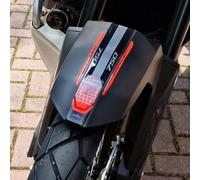 Resin Bike Adesivi Moto Compatibile con Honda Transalp XL 750 2023. Protezione Moto Parafango da Urti e Graffi. Adesivi 3D Resinati Neutro Metallizzati