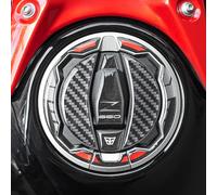 Resin Bike Adesivi Moto Compatibile con Kawasaki Z650 2024-2025 Candy Persimmon Red/Ebony. Protezione Tappo Serbatoio da Urti e Graffi. Adesivi Resinati con Effetto 3D Made in Italy