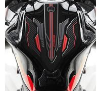 Resin Bike Adesivi Moto Compatibile con Kawasaki Z650 2024-2025 Candy Persimmon Red/Ebony. Protezioni Paraserbatoio da Urti e Graffi. Adesivi Resinati con Effetto 3D Made in Italy