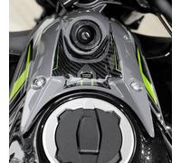 Resin Bike Adesivi Moto Compatibile con Kawasaki Z650 2024 Nera. Protezioni Zona Chiave da Urti e Graffi. Adesivi Resinati con Effetto 3D Made in Italy