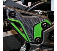 Resin Bike Adesivi Moto Compatibile con Kawasaki Z900 - Z900 SE 2025. Protezione Grip Moto Battitacco da Urti e Graffi. Coppia di Adesivi 3D Resinati Made in Italy