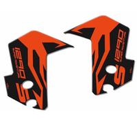 Resin Bike Adesivi Moto Compatibile con KTM 1290 Super Adventure S 2017 2018 Nero. Protezioni Parasteli Parafango da Urti e Graffi. Adesivi 3D Resinati