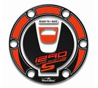 Resin Bike Adesivi Moto Compatibile con KTM 1290 Super Adventure S 2017 2018. Protezione Tappo Serbatoio da Urti e Graffi. Adesivo Resinato con Effetto 3D - Nero
