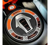 Resin Bike Adesivi Moto compatibile con KTM 890 Adventure R 2021. Protezione Tappo Serbatoio da Urti e Graffi. Adesivo Resinato con Effetto 3D - Made in Italy
