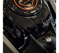 Resin Bike Adesivi Moto Compatibile con KTM Duke 125 200 250 390 2021 2022. Protezione Zona Chiave Moto da Urti e Graffi. Adesivo Resinato con Effetto 3D - Nero