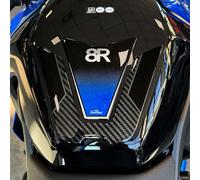 Resin Bike Adesivi Moto Compatibile con Suzuki GSX 8R 2024-2025 Blu. Protezioni Paraserbatoio da Urti e Graffi. Adesivi Resinati con Effetto 3D Made in Italy