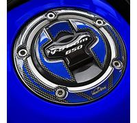 Resin Bike Adesivi Moto compatibile con Suzuki V-Strom 650 XT ABS 2020 2021 Blu Metallizzato. Protezione Tappo Serbatoio da Urti e Graffi. Adesivo Resinato con Effetto 3D