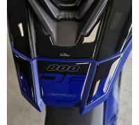 Resin Bike Adesivi Moto Compatibile con Suzuki V-Strom 800 DE Nero Dubai. Protezione Puntale Frontale da Urti e Graffi. Adesivi Resinati con Effetto 3D Made in Italy