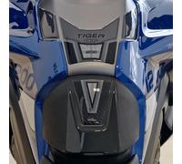 Resin Bike Adesivi Moto Compatibile con Triumph Tiger 1200 GT Pro 2022-2025. Protezioni Paraserbatoio da Urti e Graffi. Adesivi Resinati con Effetto 3D Made in Italy