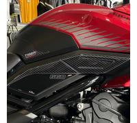 Resin Bike Adesivi Moto Compatibile con Triumph Tiger Sport 660 2022-2023. Protezioni Laterali Serbatoio da Urti e Graffi. Adesivi Resinati con Effetto 3D Made in Italy