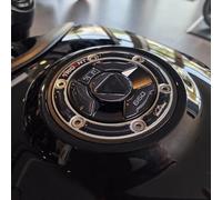 Resin Bike Adesivi Moto Compatibile con Triumph Trident 660 2021-2023. Protezione Tappo Serbatoio da Urti e Graffi. Adesivi Resinati con Effetto 3D Made in Italy