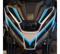 Resin Bike Adesivi Moto Compatibile con Yamaha MT-07 2025 Ice Storm. Protezioni Fari/Fanale Frontale da Urti e Graffi. Adesivi Resinati con Effetto 3D Made in Italy