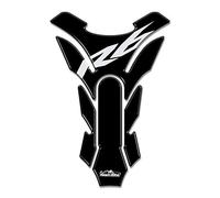 Resin Bike Adesivi Moto Compatibile con Yamaha R6. Protezione Paraserbatoio Moto da Urti e Graffi. Adesivo Resinato con Effetto 3D Nero - Made in Italy