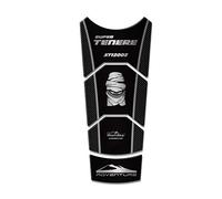 Resin Bike Adesivi Moto Compatibile con Yamaha Super Tenere. Protezione Paraserbatoio Moto da Urti e Graffi. Adesivo 3D Resinato Versione Universale - Nero e Argento