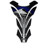 Resin Bike Adesivi Moto Compatibile con Yamaha Super Tenere Race Blue. Protezione Paraserbatoio da Urti e Graffi. Adesivo 3D Resinato per Tutte le Annate - Finitura Metallizzato