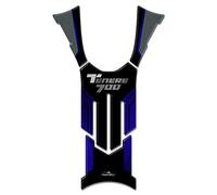 Resin Bike Adesivi Moto Compatibile con Yamaha Tenere 700 2019. Protezione Paraserbatoio da Urti e Graffi. Adesivo Resinato con Effetto 3D - Blu Metallizzato