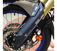 Resin Bike Adesivi Moto Compatibile con Yamaha Tenere 700 2019. Protezione Parasteli da Urti e Graffi. Coppia Adesivi 3D Resinati Lato Destro e Sinistro - Blu Metallizzato