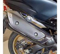 Resin Bike Adesivi Moto Compatibile con Yamaha Tmax 560 2022. Protezione Scarico Zona Marmitta Moto da Urti e Graffi. Adesivi 3D Resinati - Made in Italy