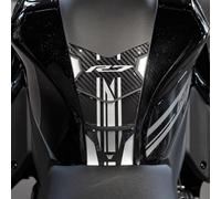 Resin Bike Adesivi Moto Compatibile con Yamaha YZF R7 2021-2025 Black. Protezioni Paraserbatoio da Urti e Graffi. Adesivi Resinati con Effetto 3D Made in Italy