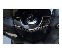 Resin Bike Adesivi Scooter Compatibile con Yamaha Tmax 530 2012-2016 Argento e Carbonio. Protezioni Zona Chiave Antigraffio e Antiurto. Adesivi Resinati 3D Made in Italy