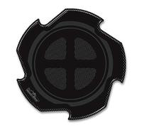 Resin Bike Adesivo Moto Compatibile con Kawasaki Z1000SX 2017-2019. Protezione Carter Variatore da Urti e Graffi. Adesivo 3D Resinato - Nero e Argento