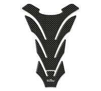 Resin Bike Adesivo Moto Compatibile con Serbatoio 14x20 cm. Protezione Paraserbatoio da Urti e Graffi. Adesivo 3D Resinato Versione Universale - Effetto Carbonio