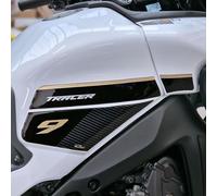 Resin Bike Adesivo Moto Compatibile con Yamaha Tracer 9 2023 2022. Protezioni Laterali Serbatoio Moto. Adesivo 3D Resinato Oro per Midnight Black 2023